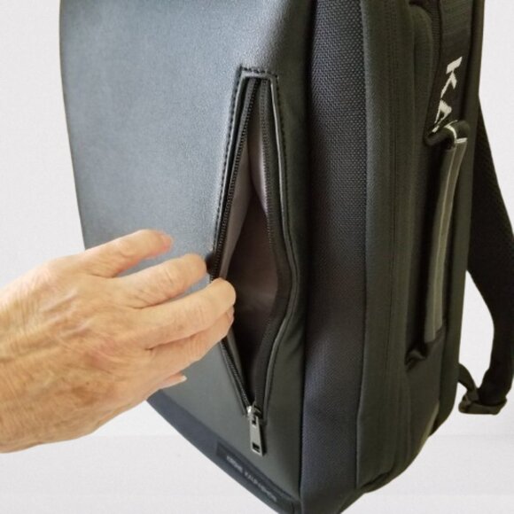 NEW! Topnotch Well-Designed Semi-Rigid Backpack w/USB/Anti-Theft/Luggage Strap - Picture 11 of 16